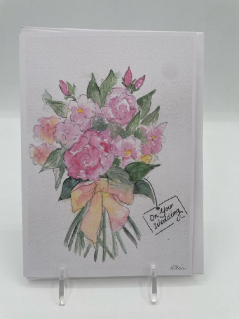 Wedding Flowers Card