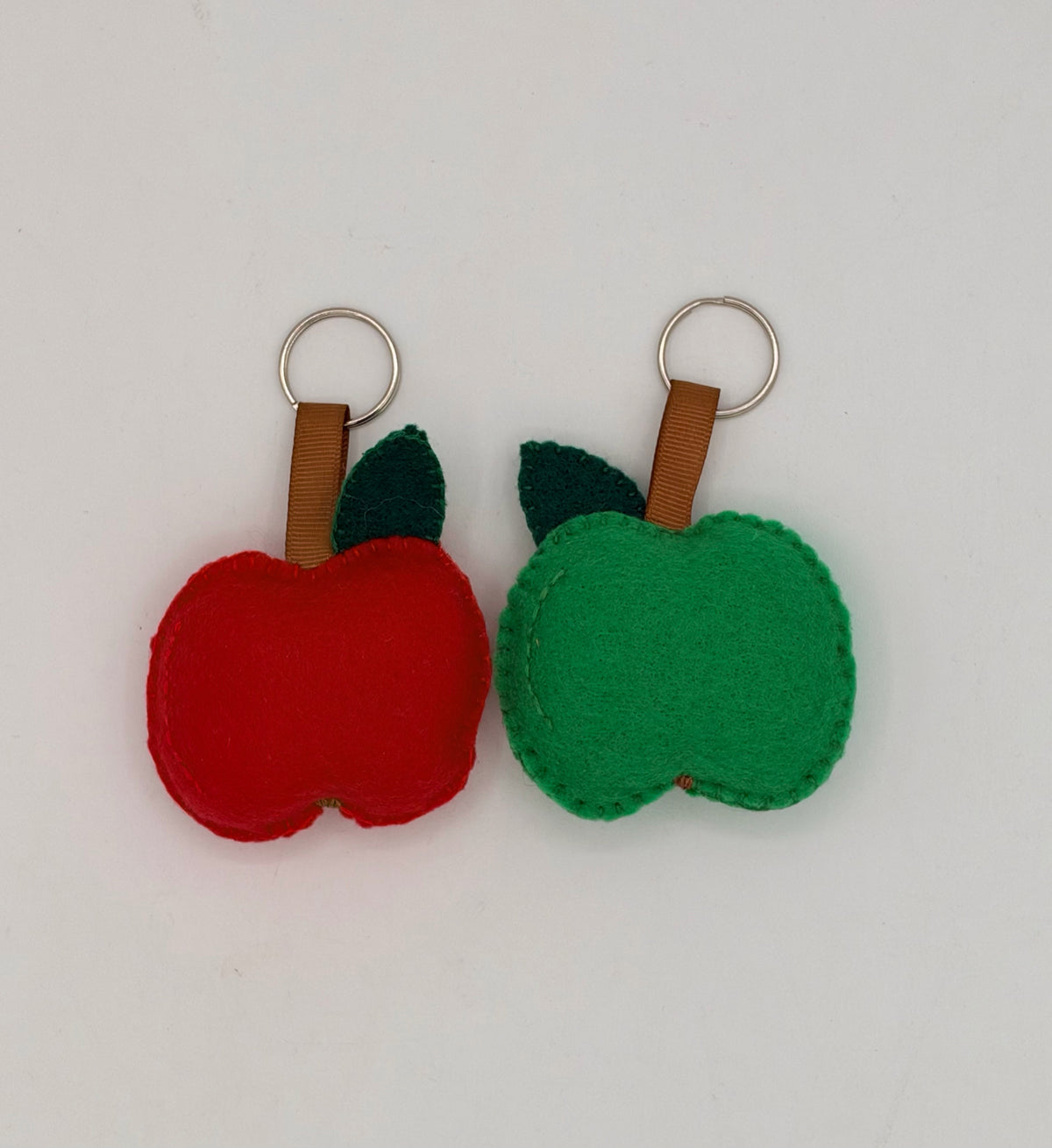 Felt Apple Key Chain