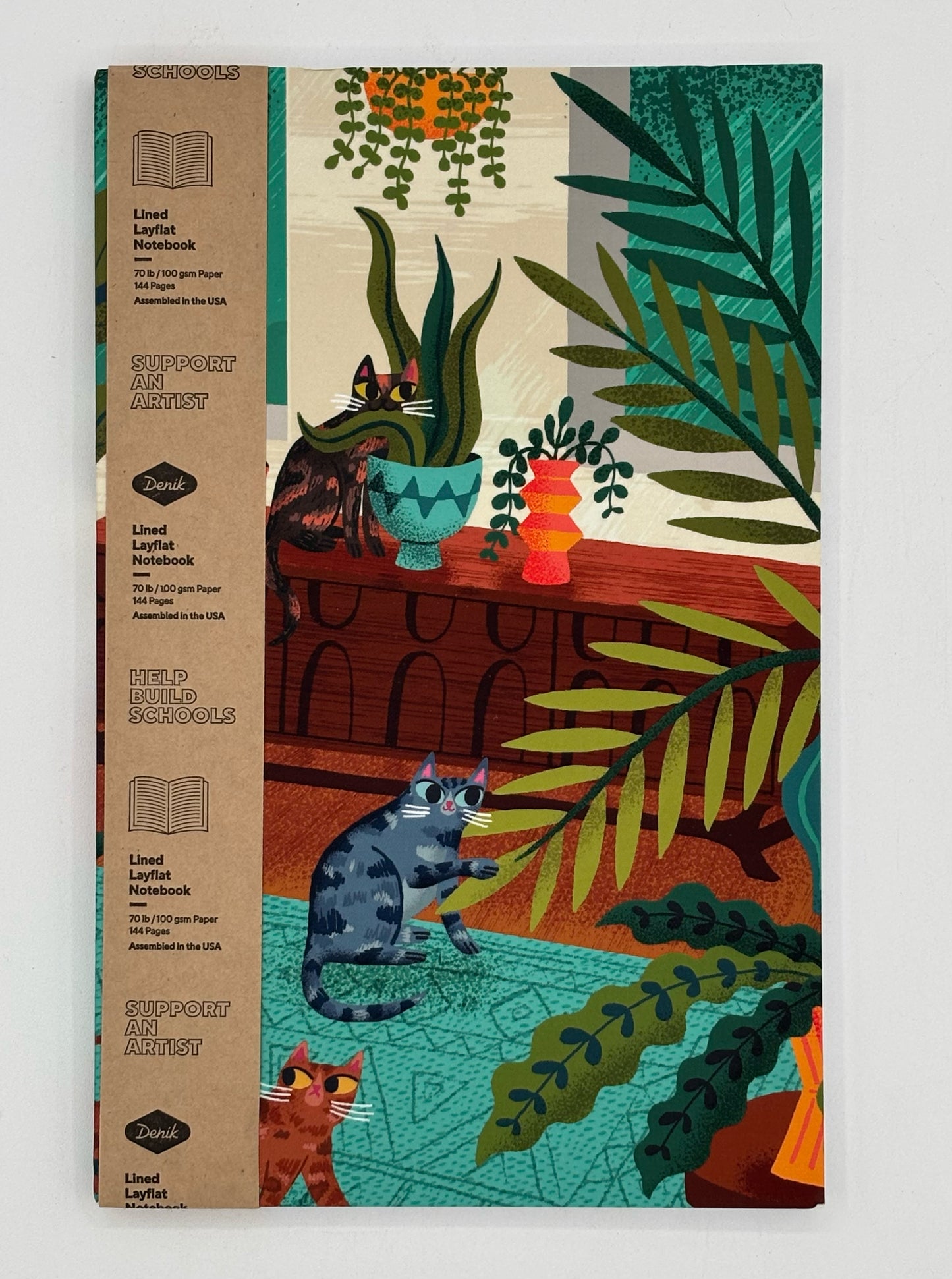 Cats Up To No Good Layflat Notebook