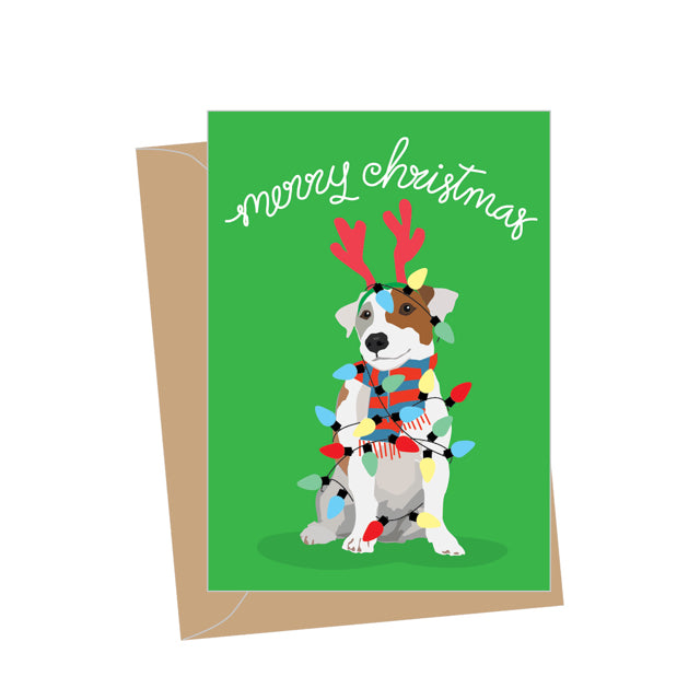 Mini Holiday Jack Russel Enclosure Cards