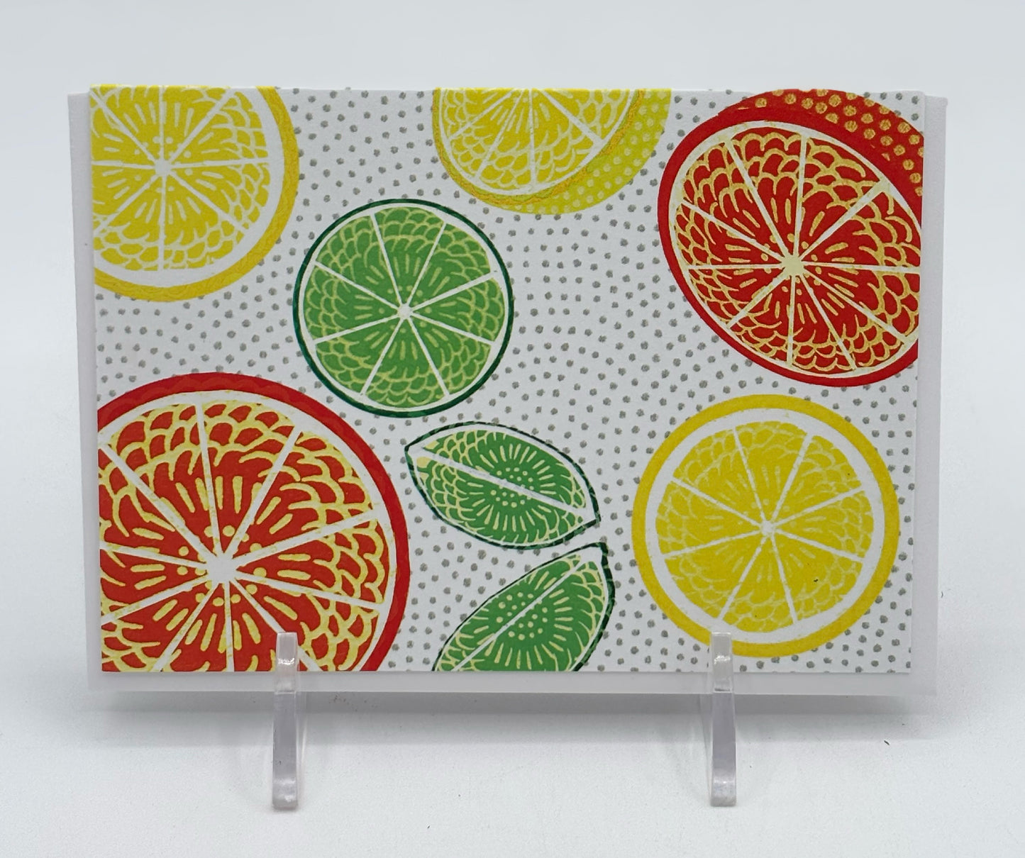 Citrus - Lemon, Lime and Orange Card