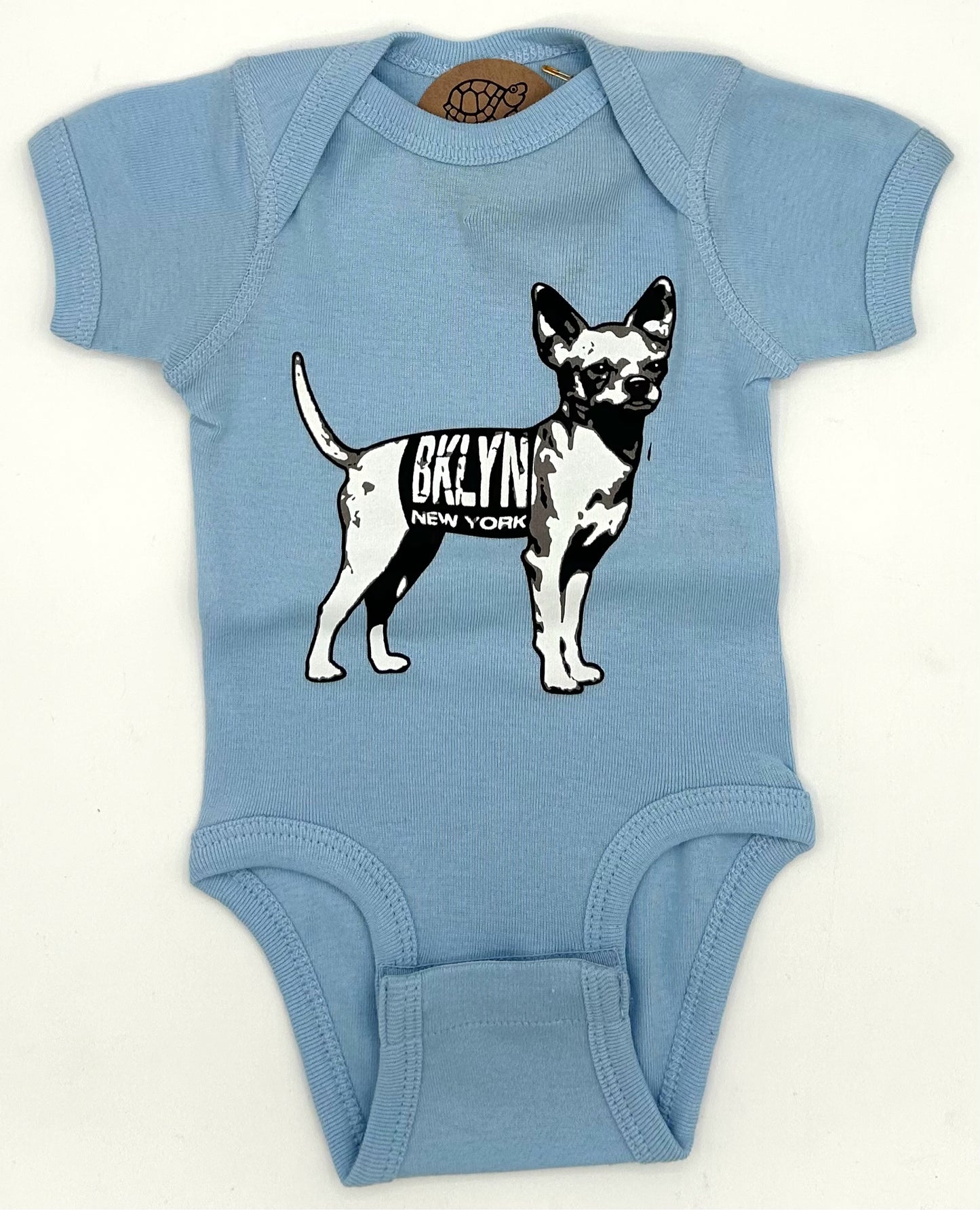 Dog Design Onesie light blue size 12M