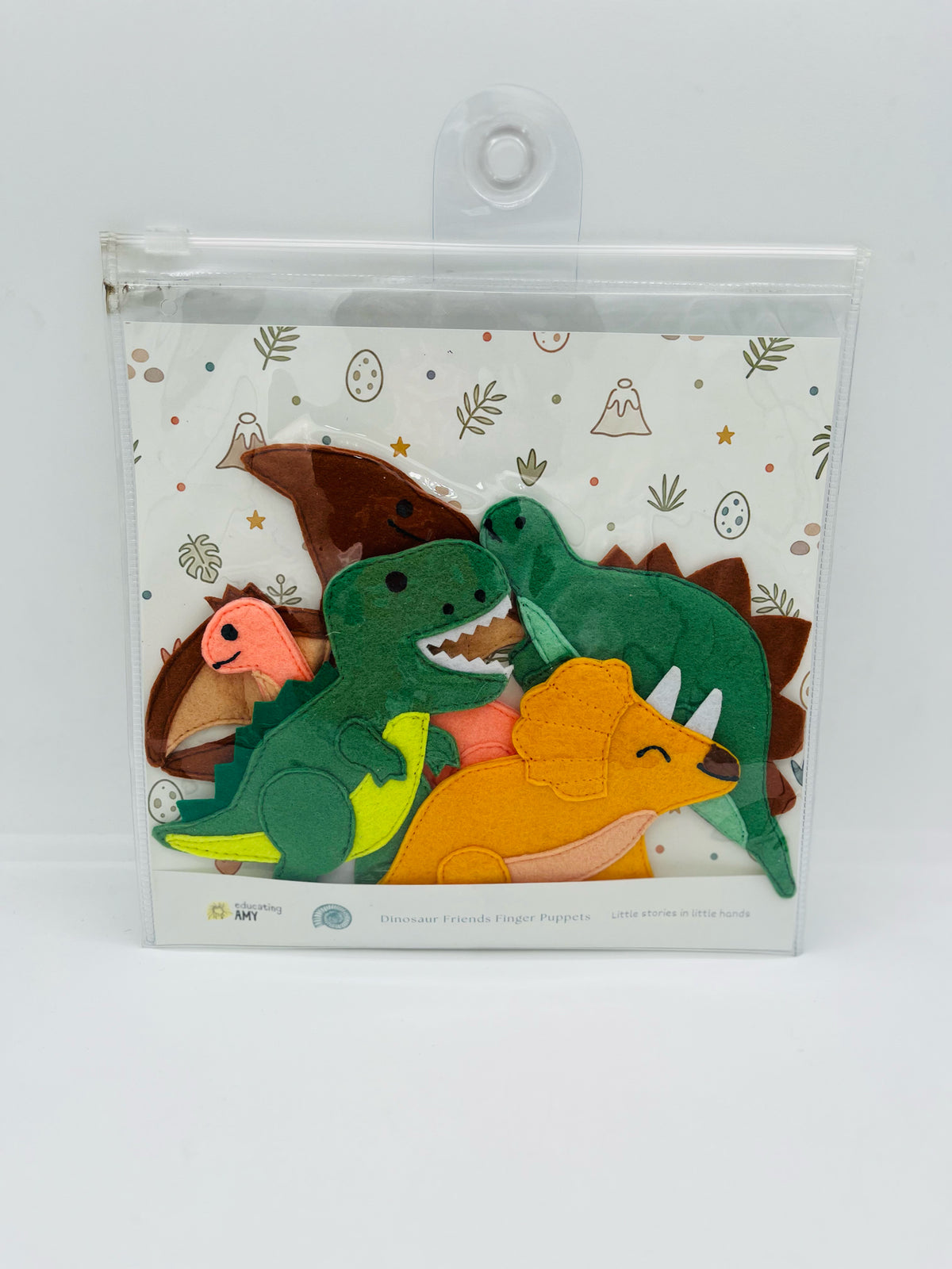 Dinosaur Friends Finger Puppets