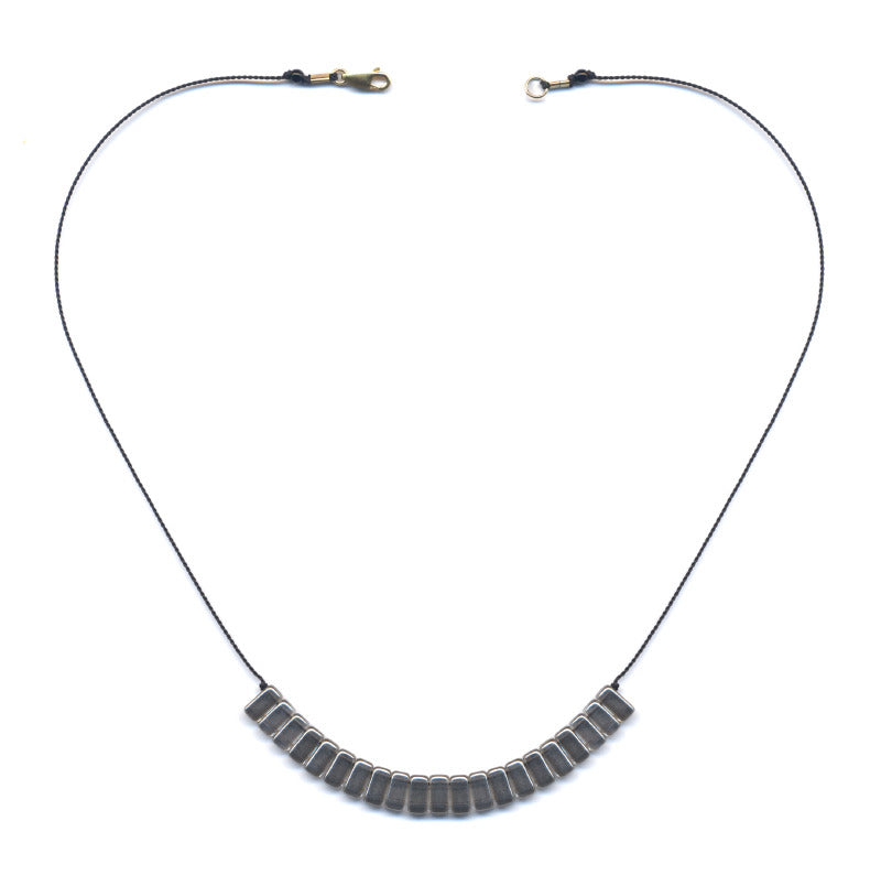 Silver Bars Necklace