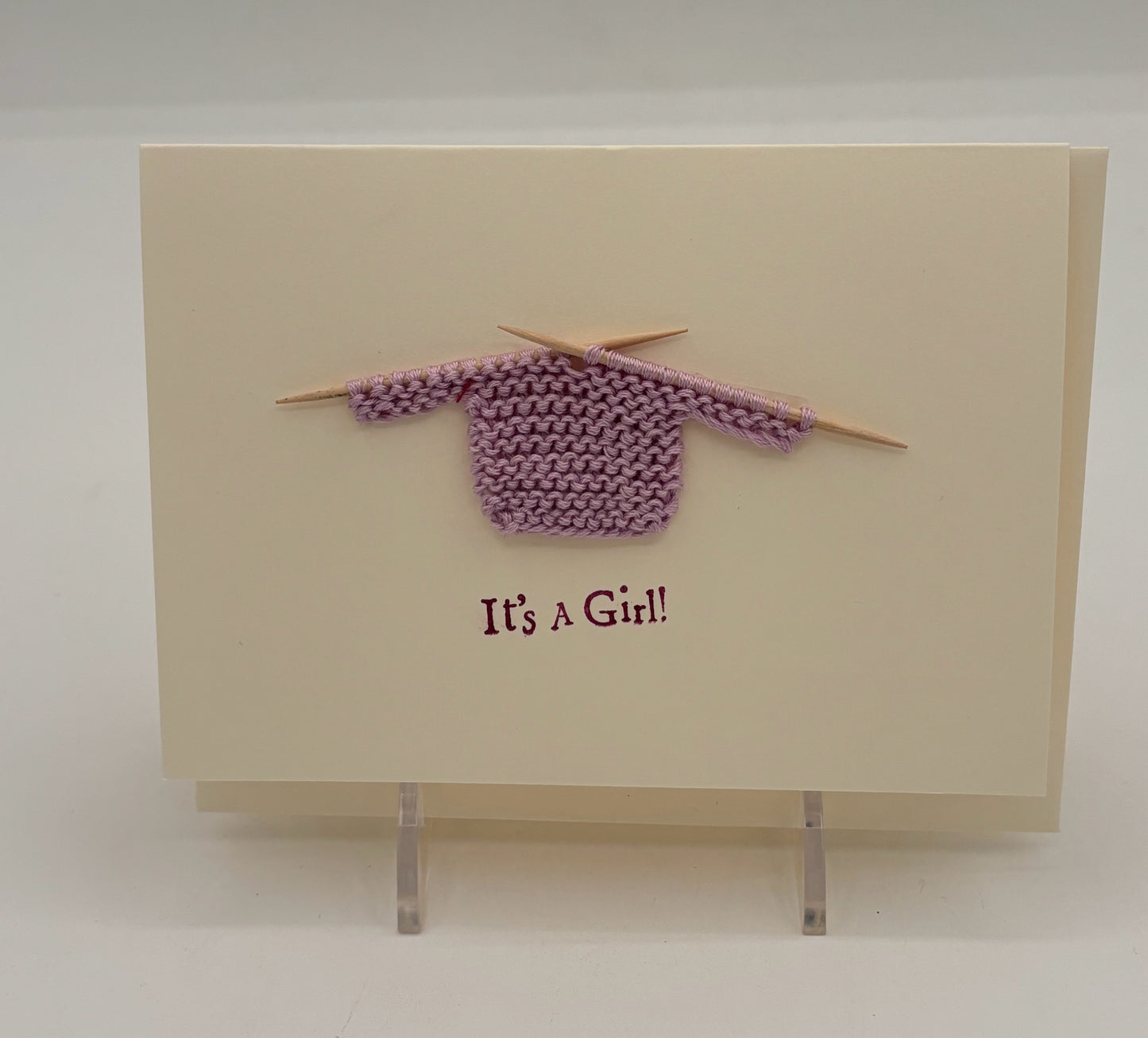 Knitted Cards