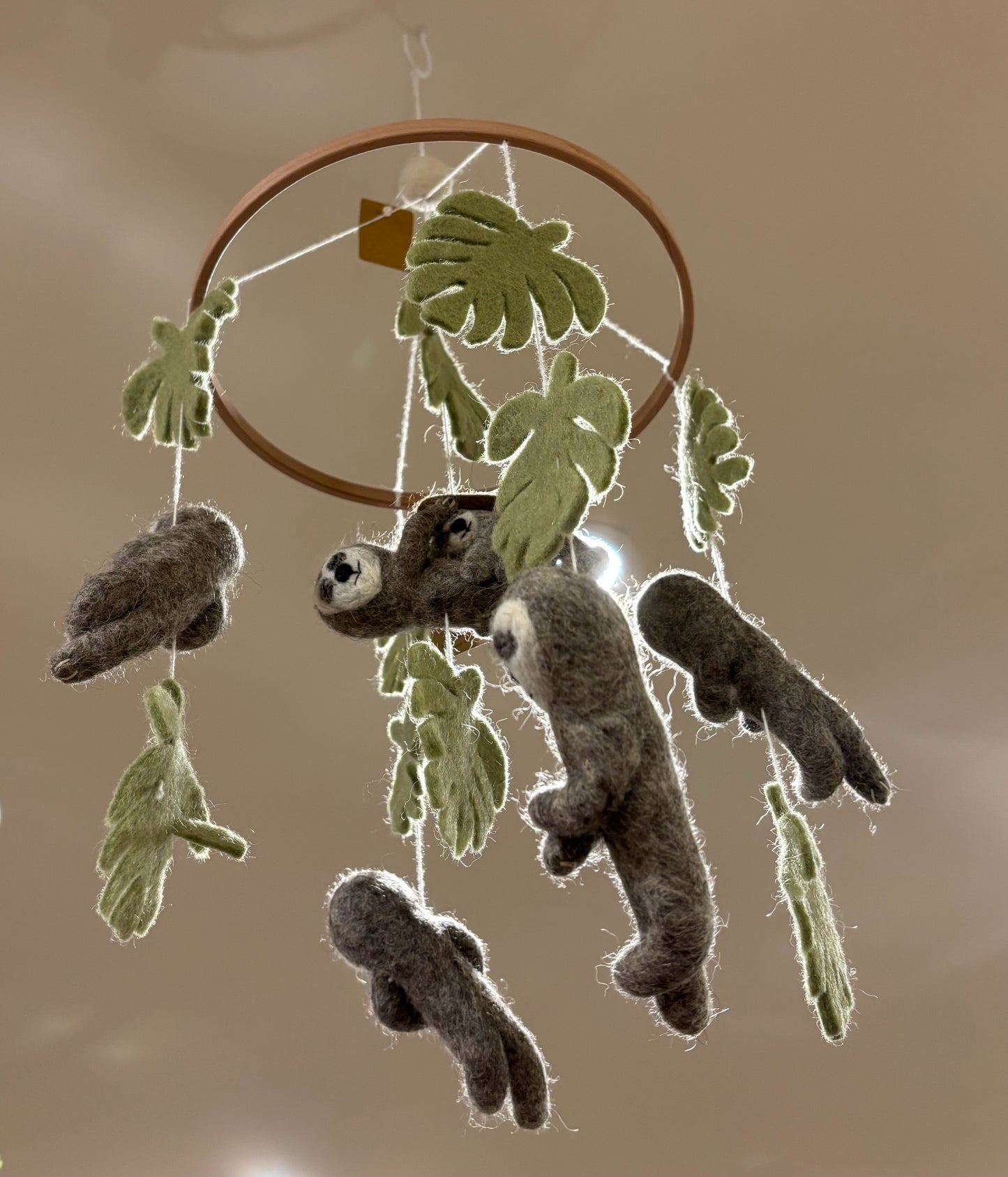 Felt Sloth Mobile