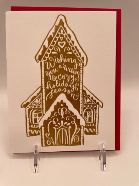 Gingerbread House Christmas Card