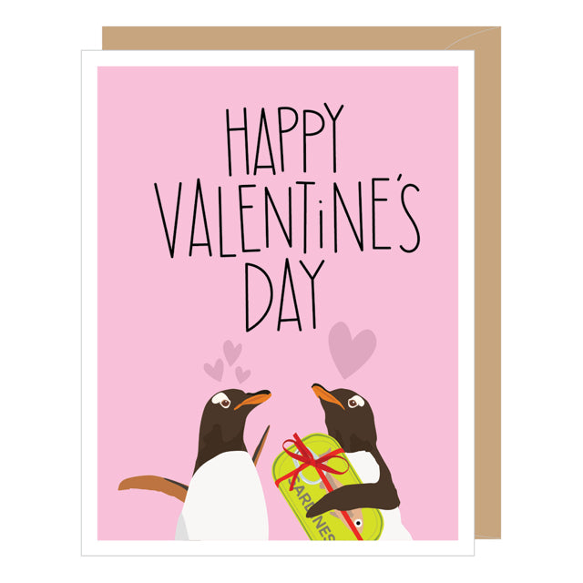 Penguin Valentine's Card