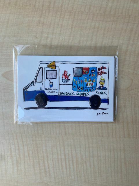 Ice Cream Truck Postcards