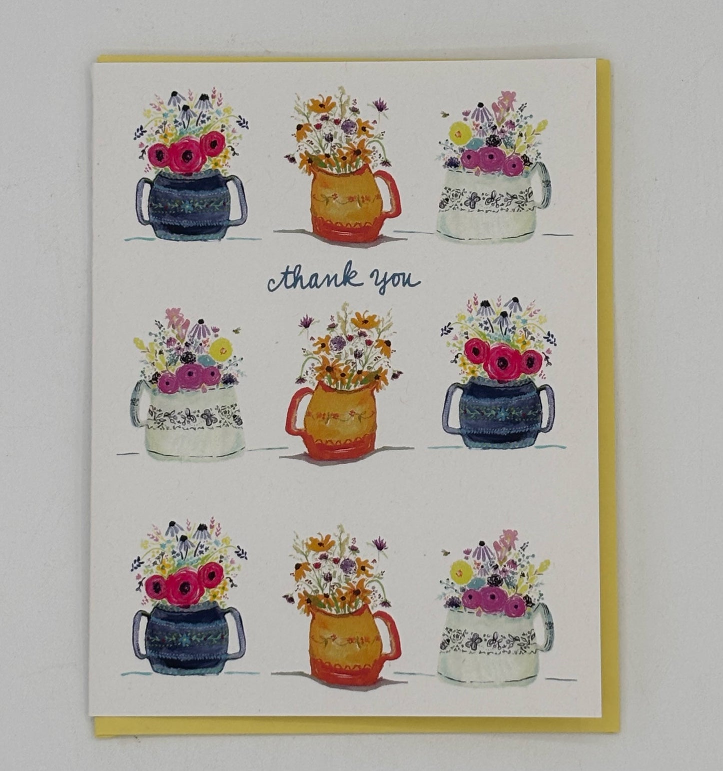 Cut Flowers Thank You Card