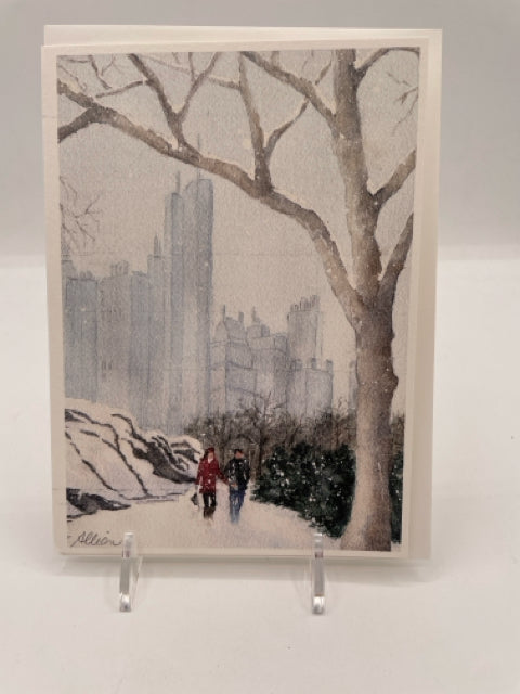 Snow Stroll Card