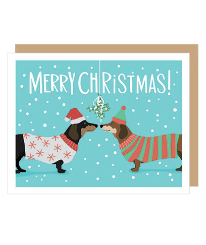 Christmas Dachshunds Christmas Cards