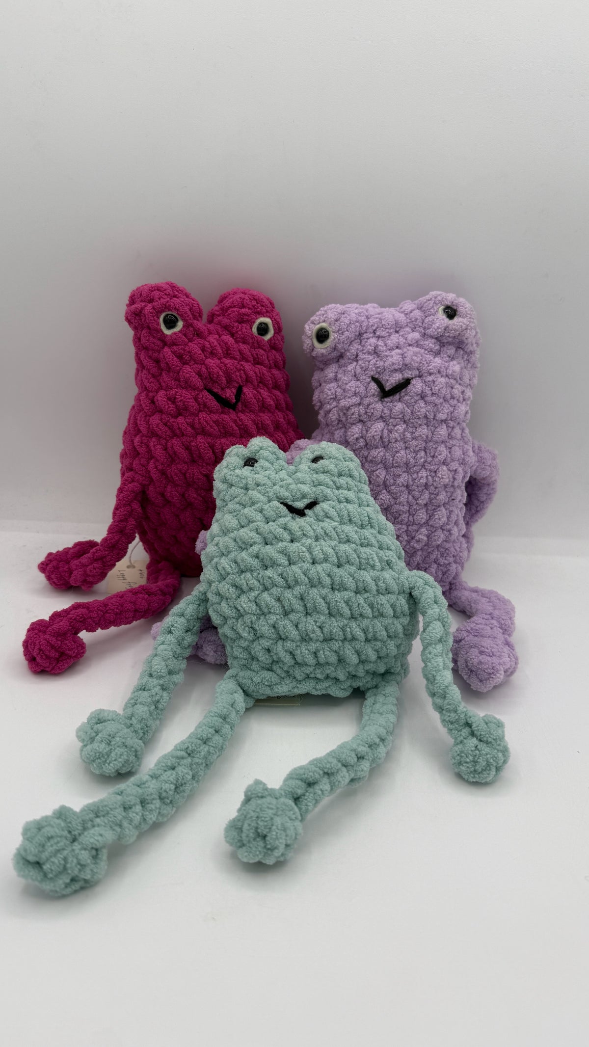 Crocheted Leggy Frog