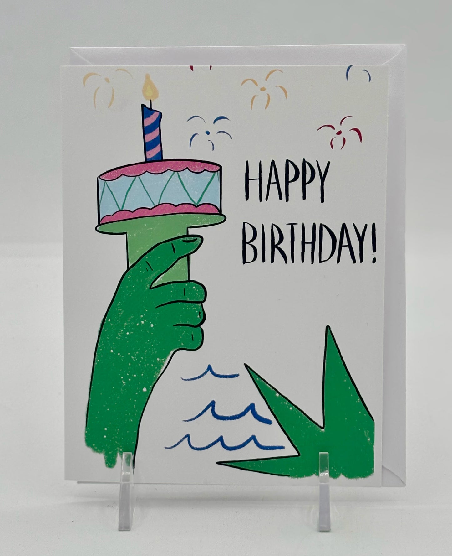 Statue Of Liberty Birthday Card