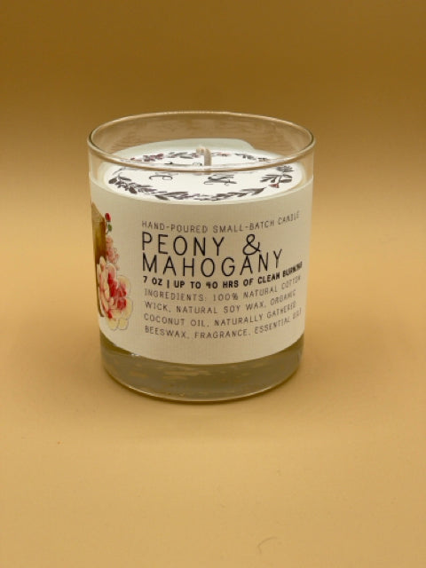 Peony & Mahogany Candle