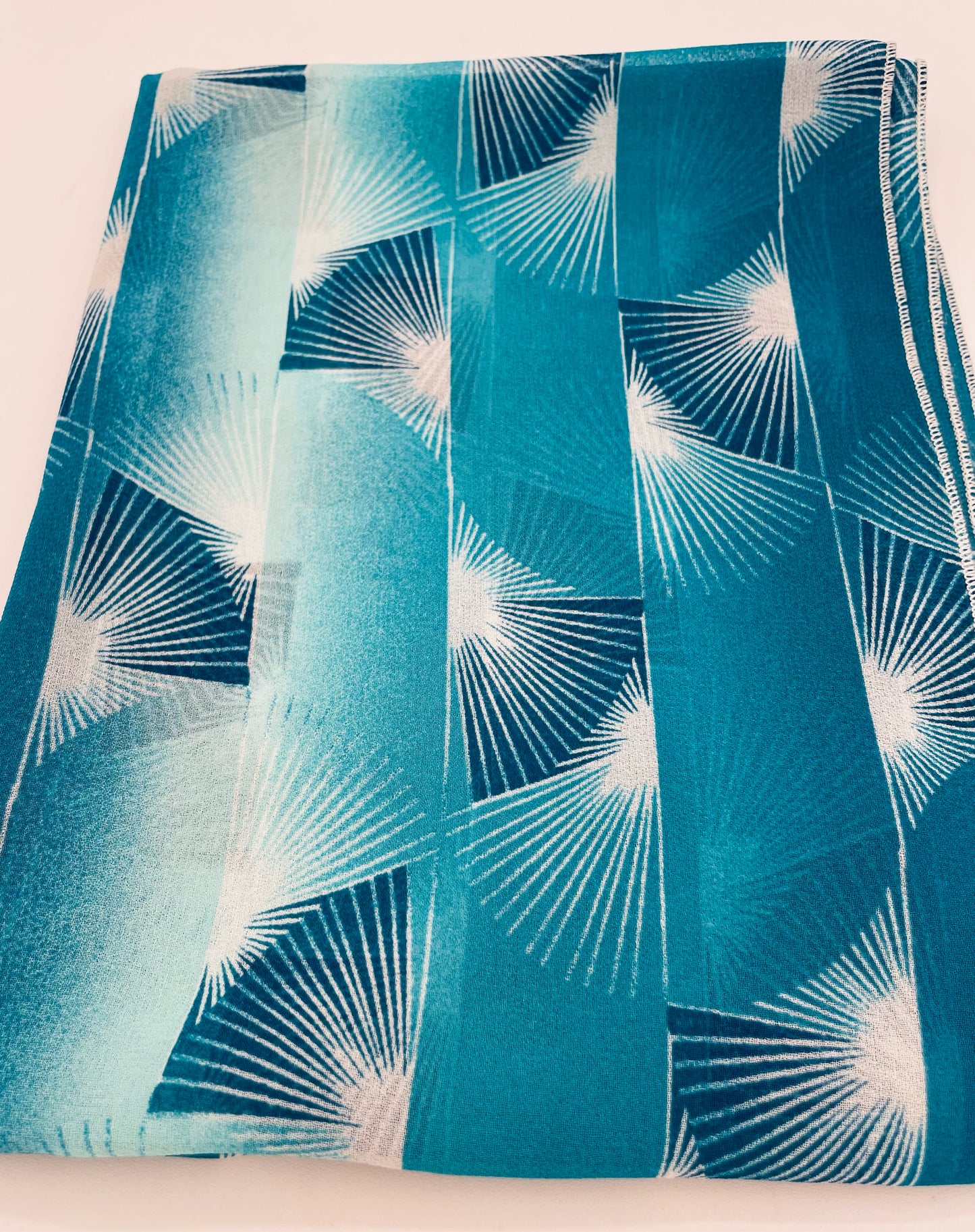 Poly aqua white Bluel fans