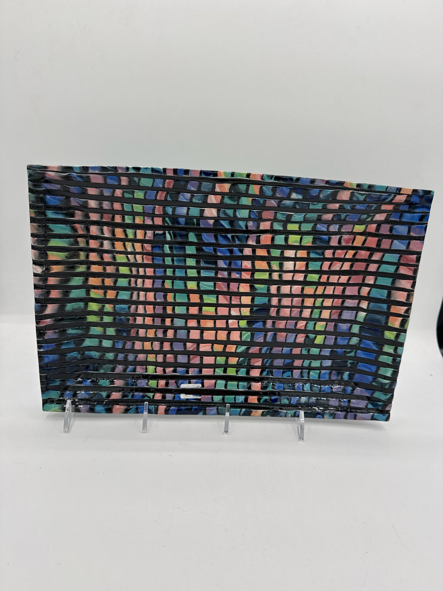 Multi-colored Porcelain Plate