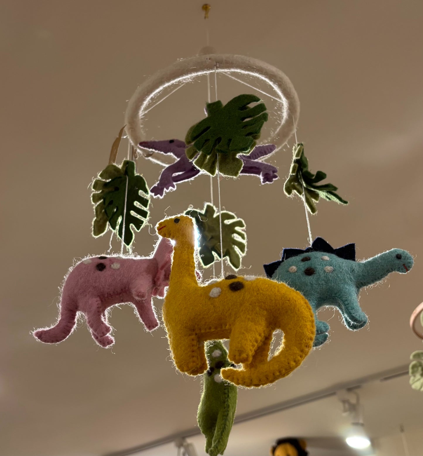 Felt Jurassic Dinosaur Mobile