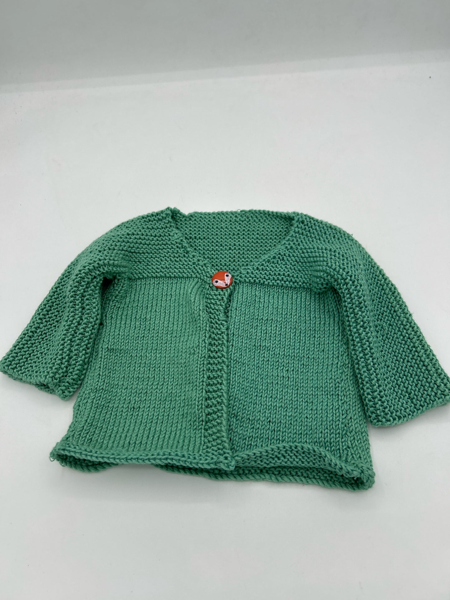 Newborn Cardigan - Sea Green