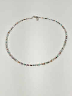 Opal Hill Tribe and Sterling Silver Necklace