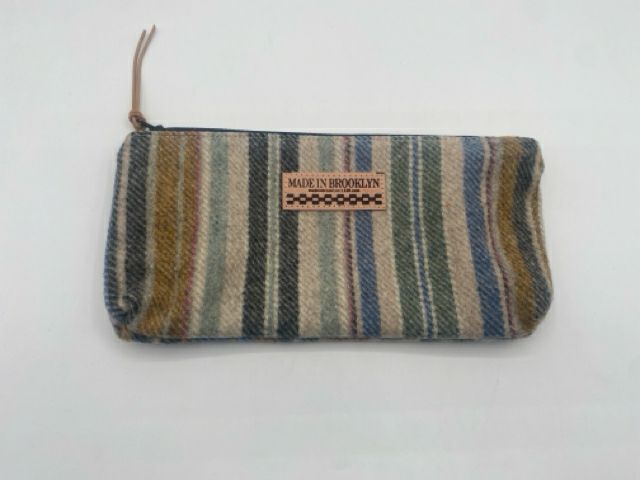 Striped Flannel Pouch