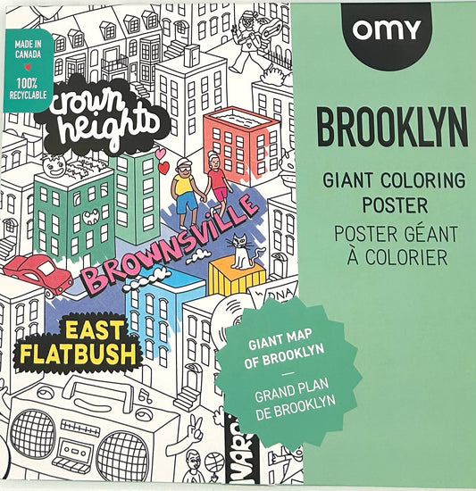 Brooklyn Giant Coloring Poster