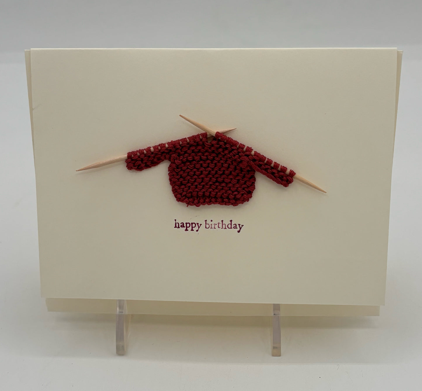 Knitted Cards
