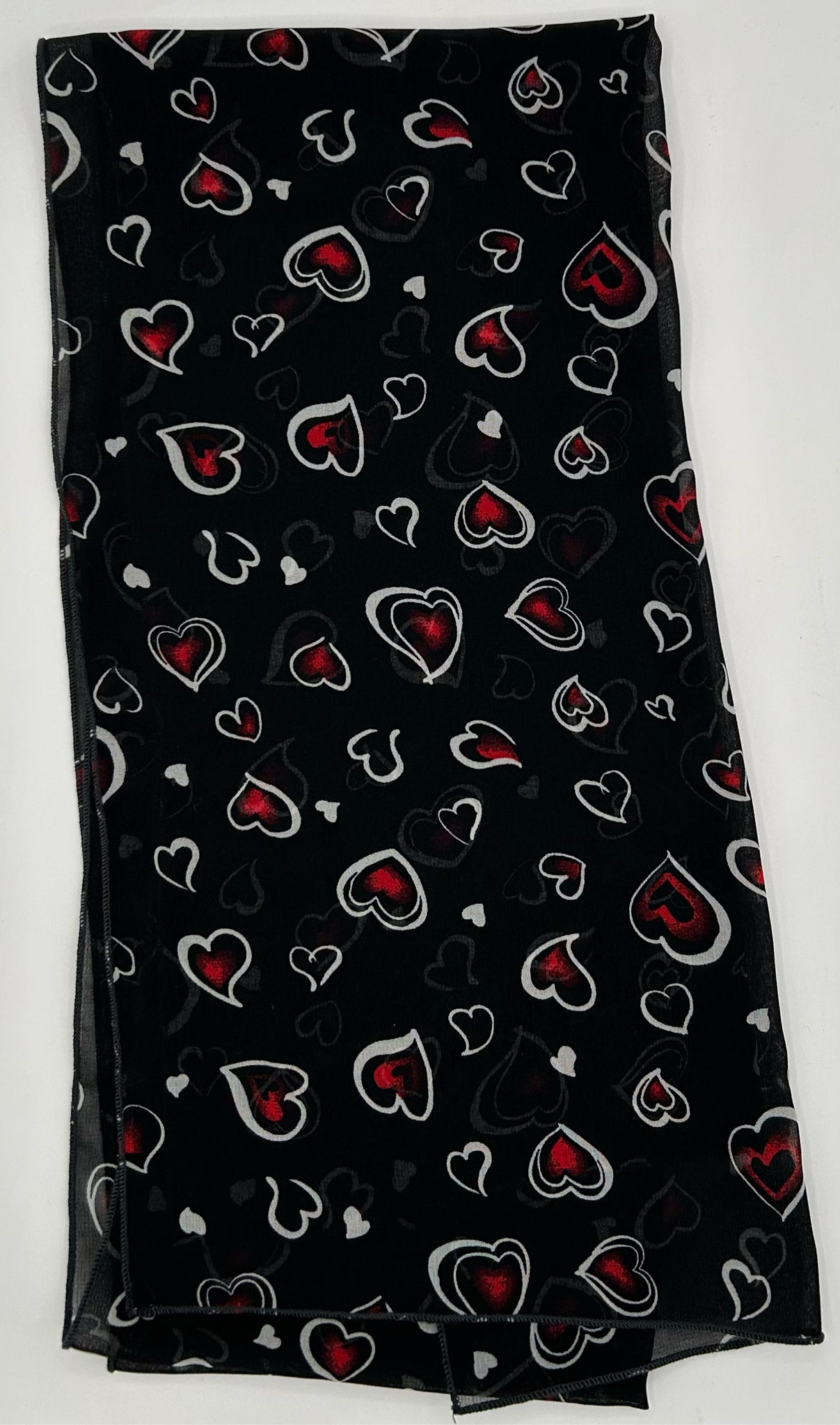 Red, White, & Black Scarf