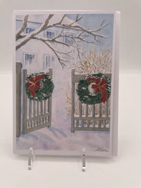 Snowy Street Card