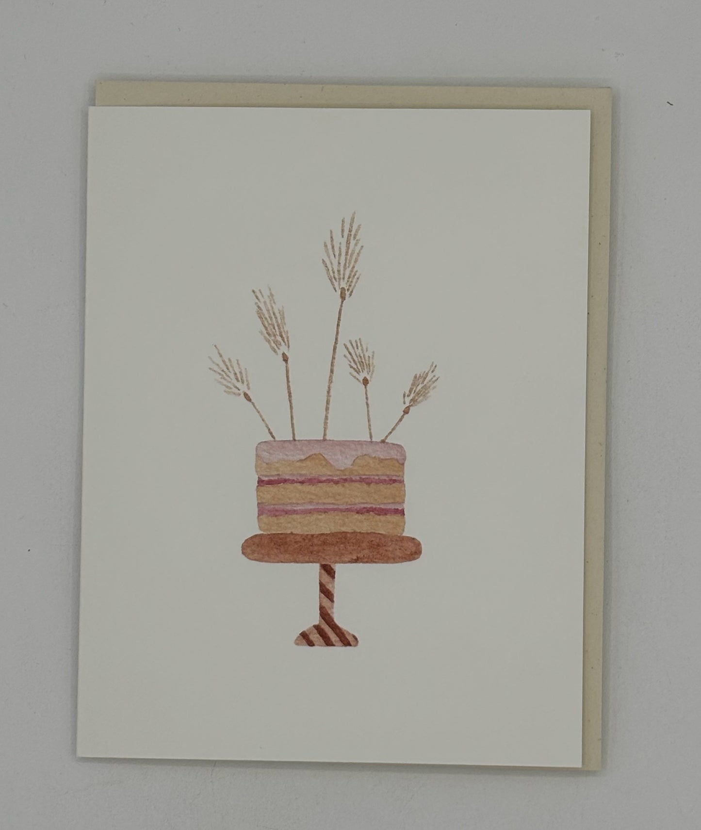 Birthday Sparkler Cake Card
