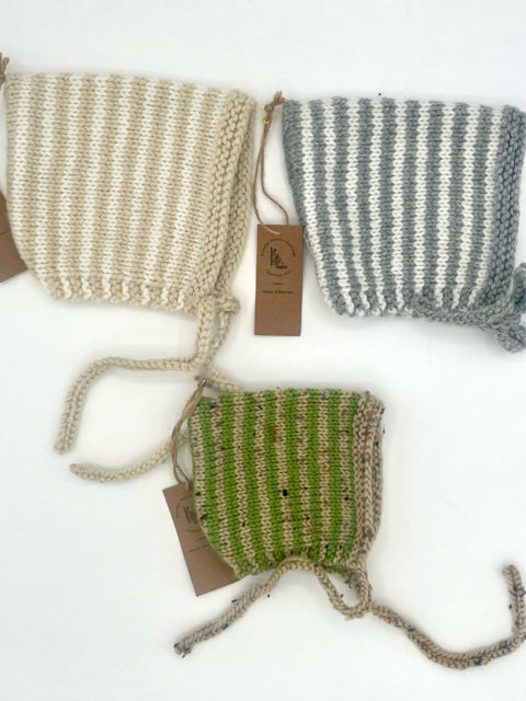 0-6 M Acrylic Pixie Knit Bonnets