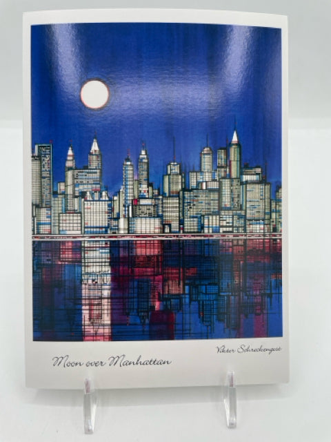 Moon Over Manhattan Boxed Cards