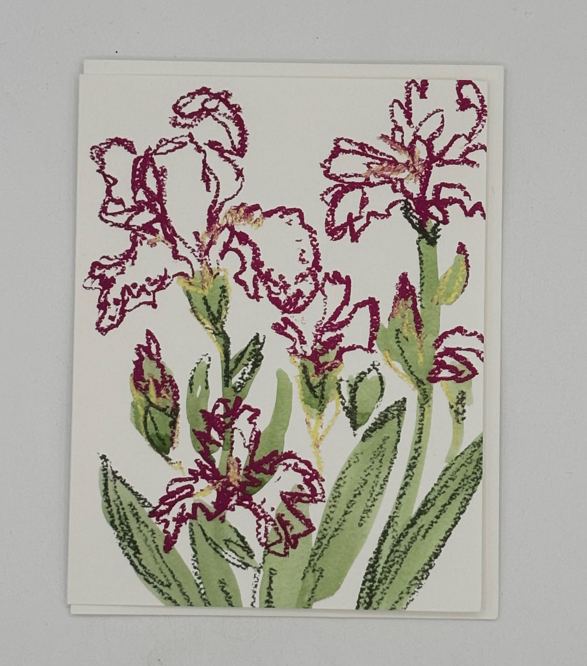 Iris Blank Card