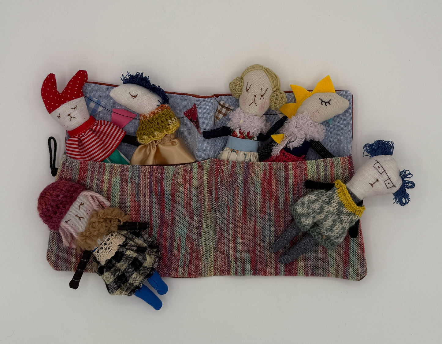 Sleepover Party with Six Dolls