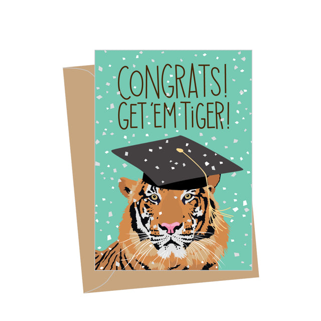 mini grad cards Mini Grad Tiger Enclosure Card