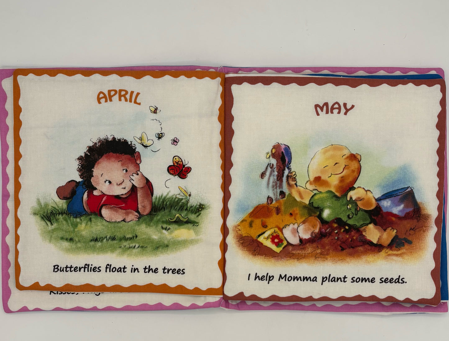 Cloth Book - Calendar Babies by Joy Allen