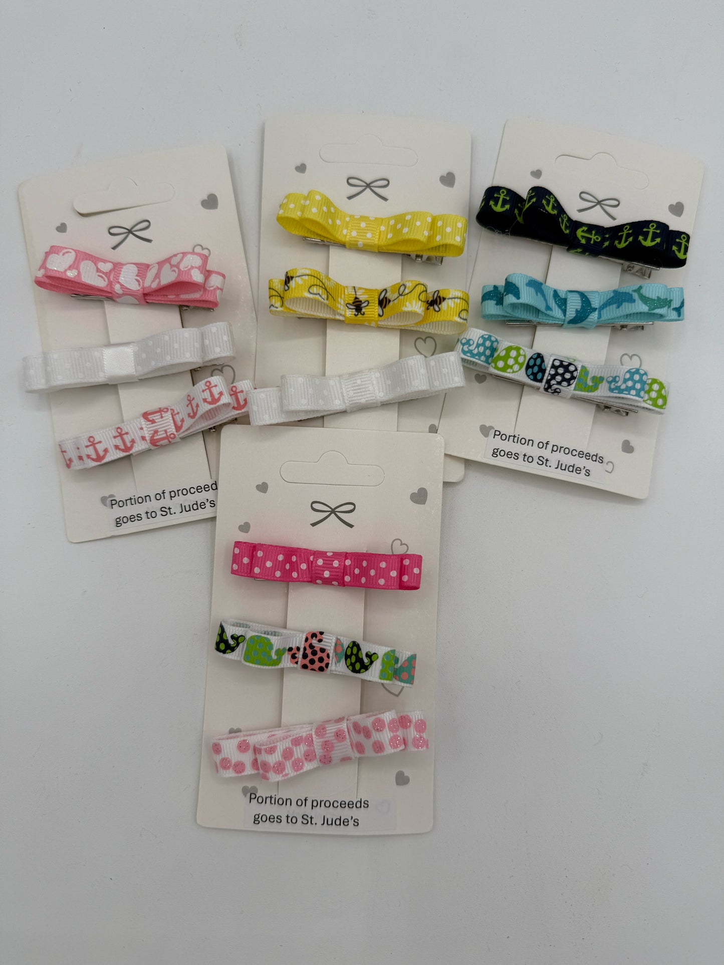 Children's Ribbon Hair Clips