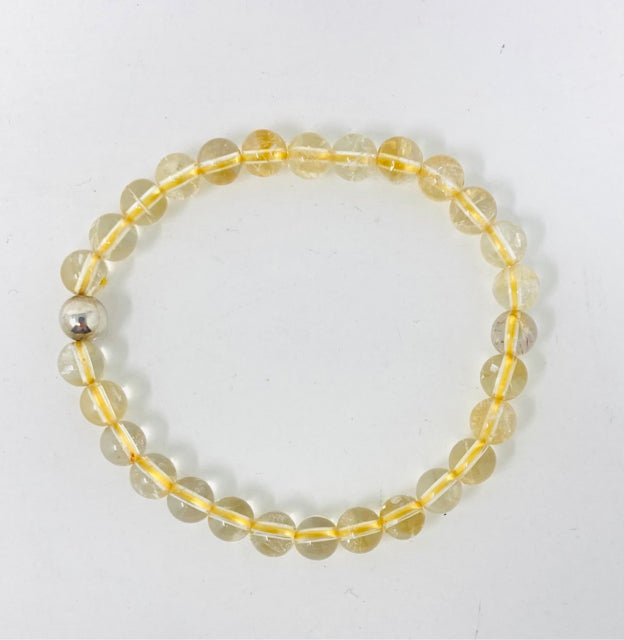 Titanium Citrine Quartz Bracelet