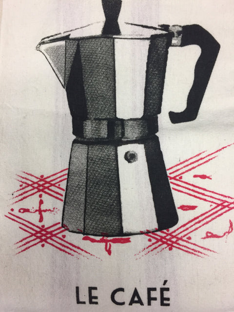 Le Cafe Tea Towel