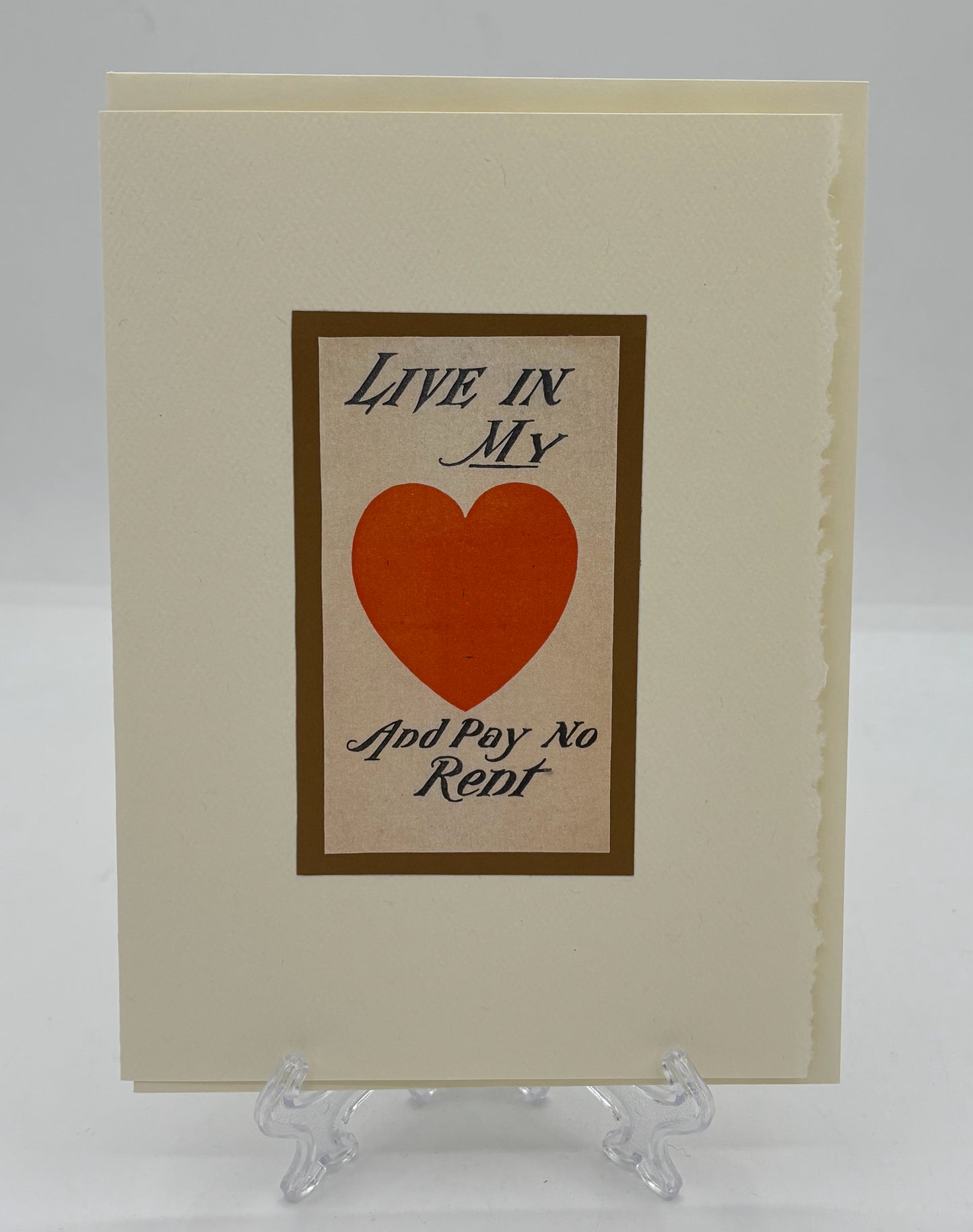 Pay No Rent Valentine's Card