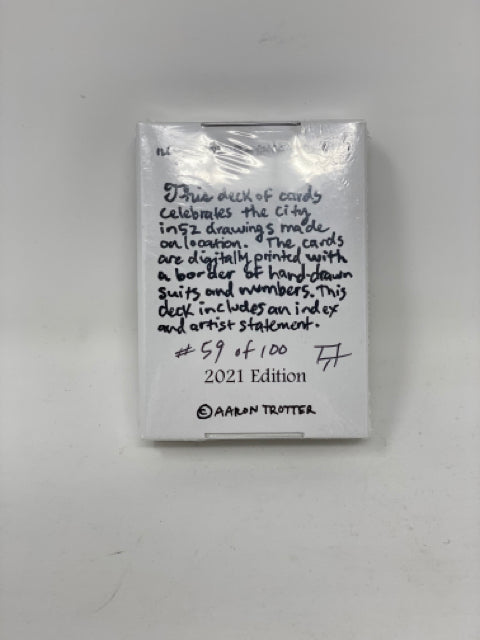 New York City Hand Illustrated Playing Cards