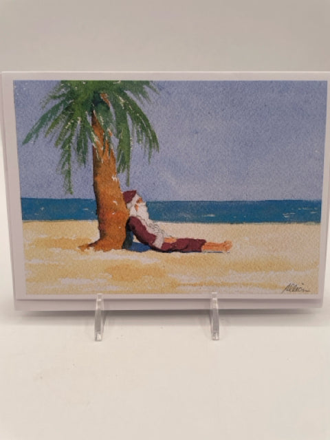 Sandy Santa Card