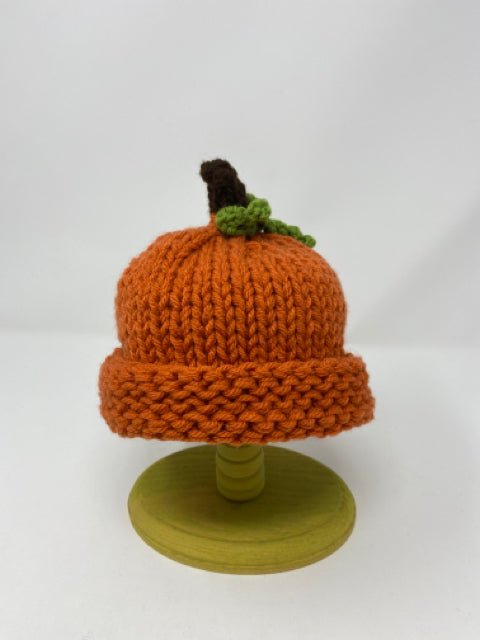 6-12 M Acrylic Knit Pumpkin Hat