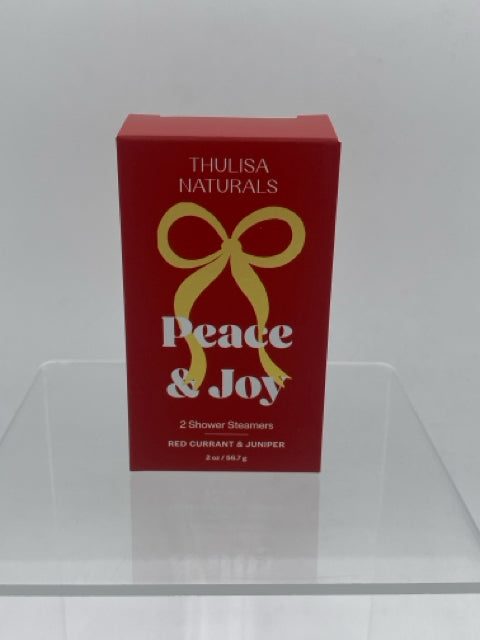 Holiday Shower Steamers - Peace & Joy - Red Currant & Juniper