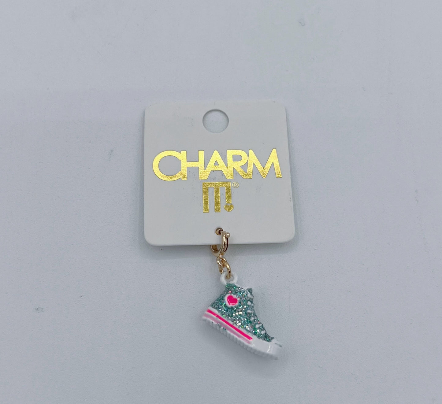 Gold Glitter High Top Sneaker