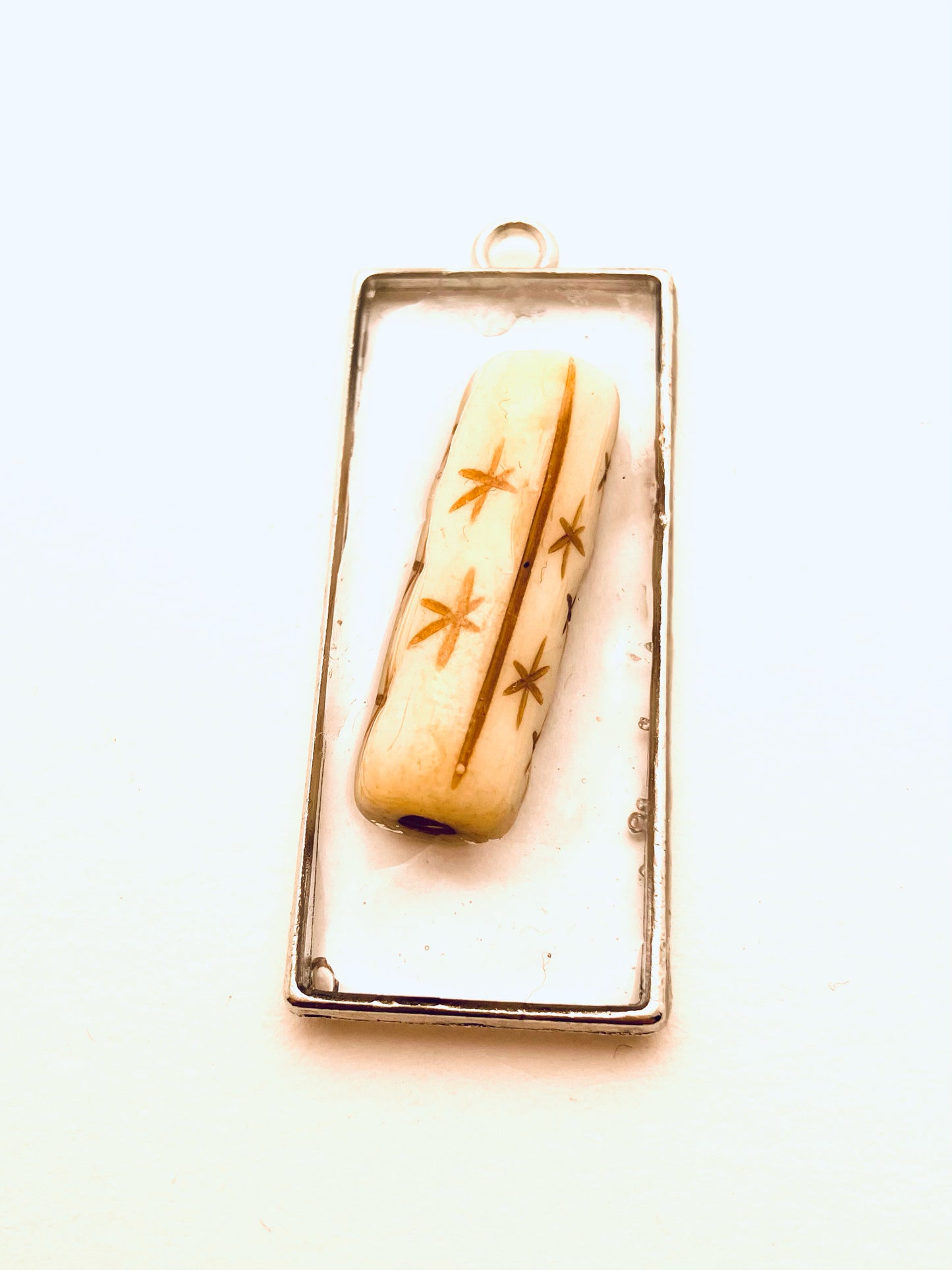 Small Resin Pendant, with Stars