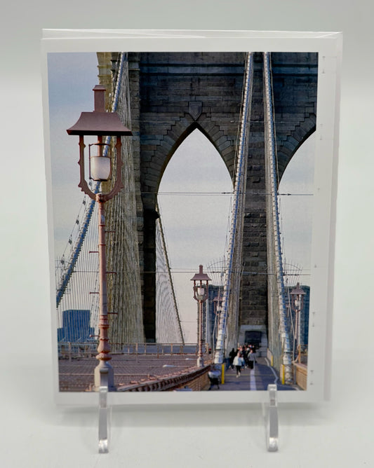 Brooklyn Bridge Promenade Card