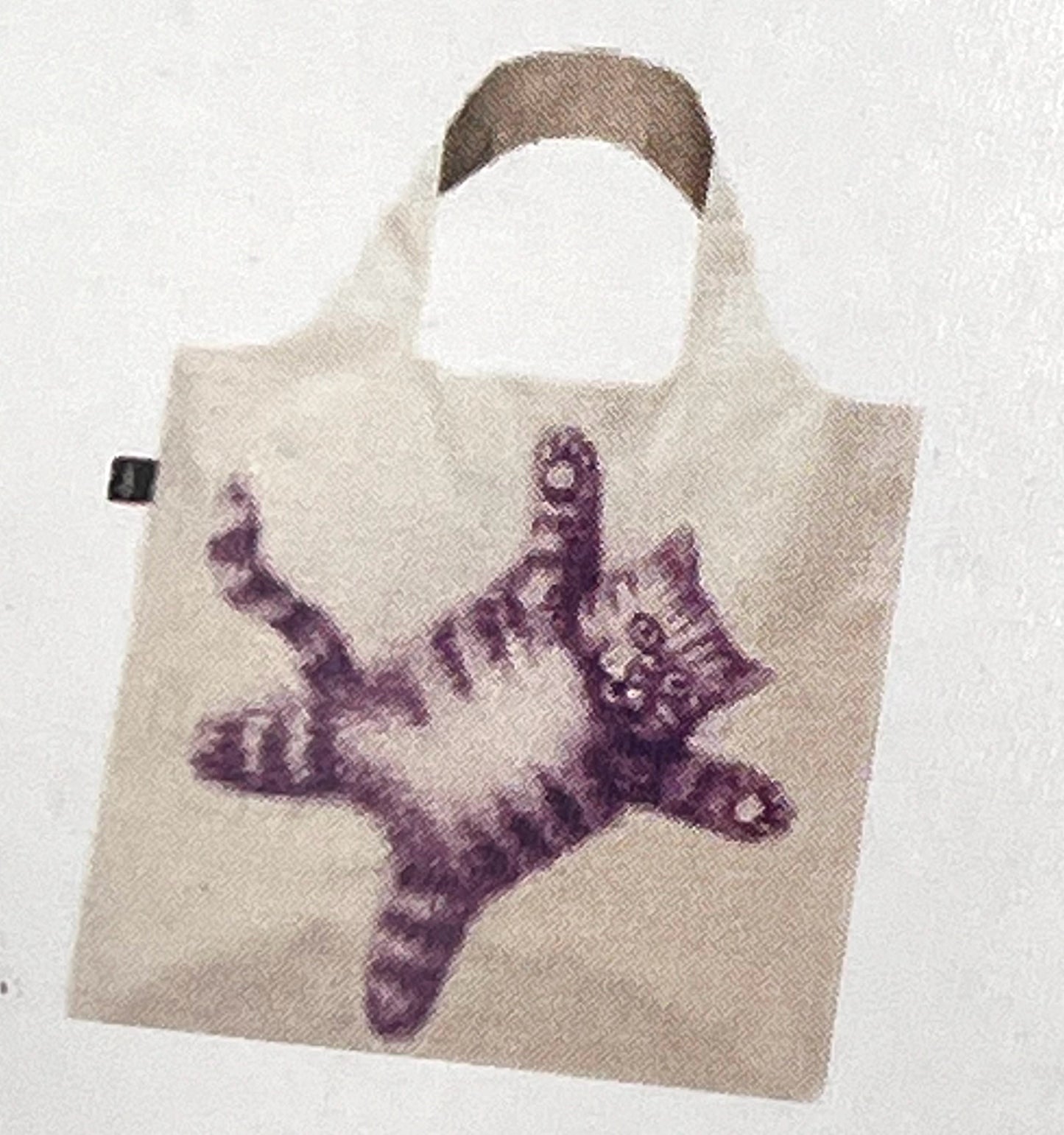 Flying Purr-Ple Cat Recycled Bag