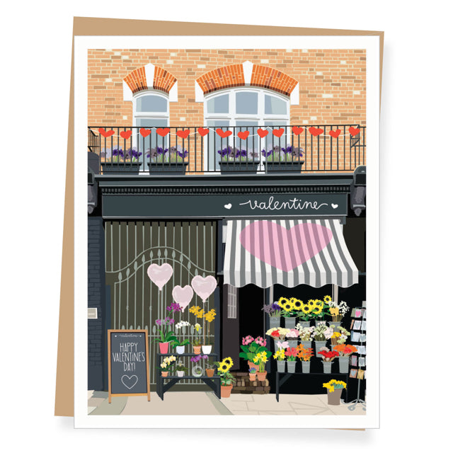Flower Shop Valentine's Cards