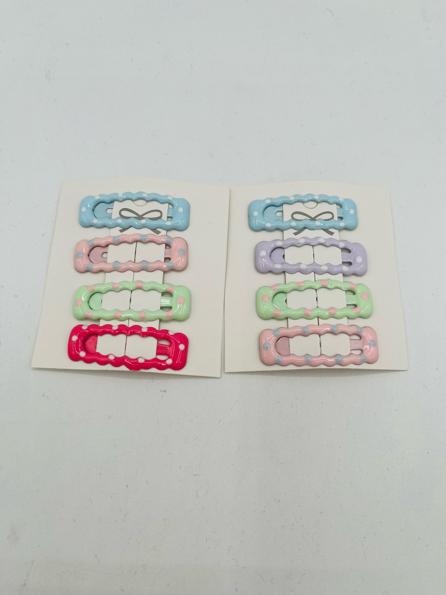 Spring Enamel Barrettes (set of 4)